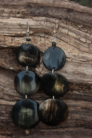 CLEARANCE!!! Gorgeous dangling earrings made with ceramic, beads.