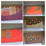 Dashiki woven clutch purse