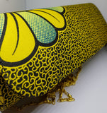 Tube Purse made with Ankara (Wax) fabric