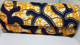 Tube Purse made with Ankara (Wax) fabric