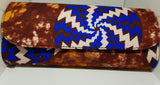 Tube Purse made with Ankara (Wax) fabric