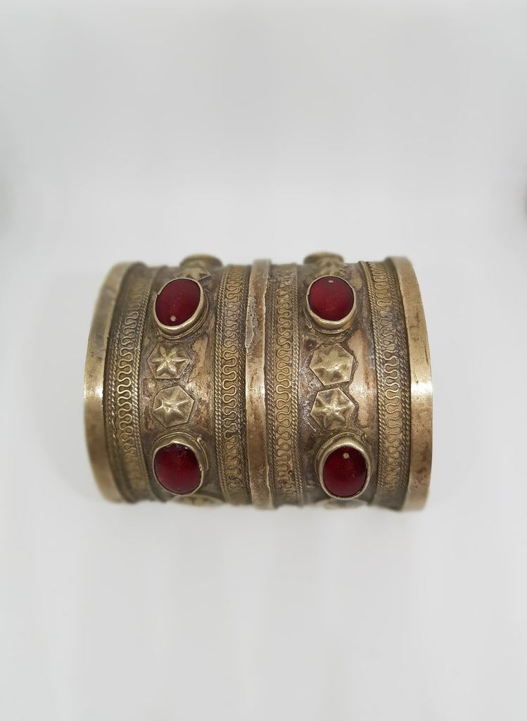 Antique Turkman Cuffs made in Turkmenistan