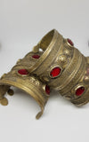 Antique Turkman Cuffs made in Turkmenistan