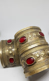 Antique Turkman Cuffs made in Turkmenistan