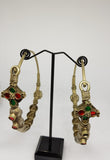 Antique Kashmiri Hoop Earrings