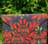 Envelope Purse made with Ankara (Wax) fabric
