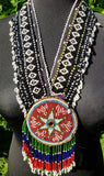 Vintage Kuchi Banjara Beaded Necklace handcrafted in India