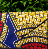 Envelope Purse made with Ankara (Wax) fabric