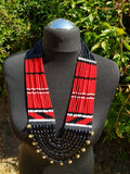 Statement Beaded Necklaces made in Nagaland by the Phom Tribe.