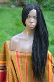 Ghana Weave Braided Wig - Black  (30 inches)