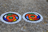 Zulu Beaded Dangle Earrings - Intricate Design