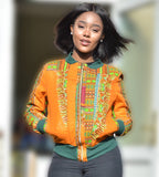 Dashiki padded Bomber Jacket