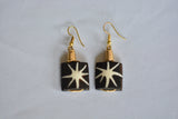 Gold Brass Handmade Earrings