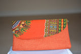 Dashiki woven clutch purse