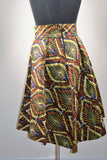 Dip Hem Skirts made with Ankara Print Fabric.
