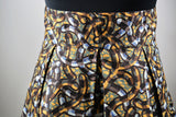 Pleated Skirt made with Ankara Print Fabric