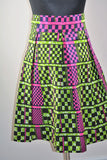 Pleated Skirt made with Ankara Print Fabric