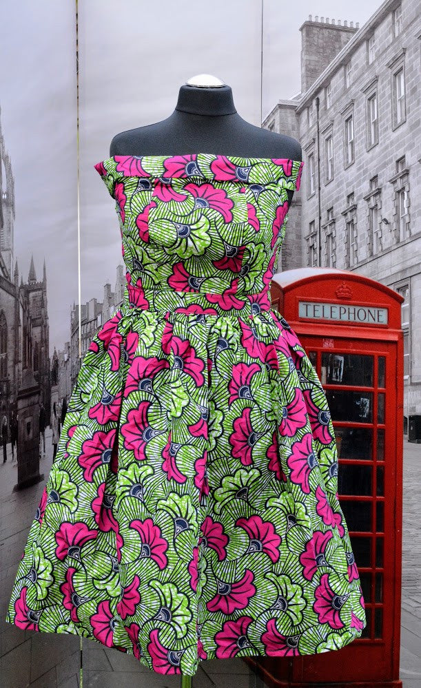 Summer Dresses made with Ankara Print Fabric