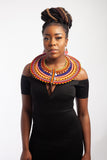 Maasai Disc Necklace - Various Sizes and Colours