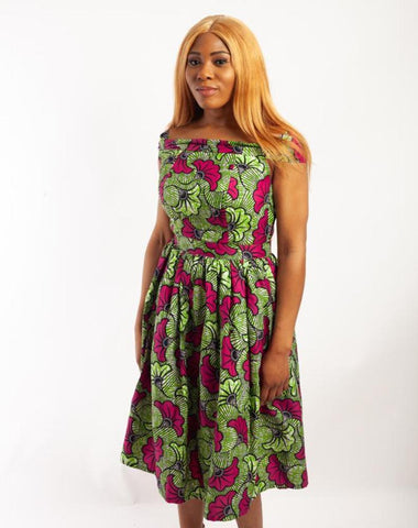 Summer Dresses made with Ankara Print Fabric