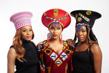 Medium Zulu Hat (Isicholo) - Embellished with beads (SALE)