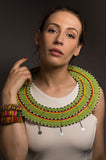 Maasai Disc Necklace - Various Sizes and Colours