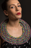 Maasai Disc Necklace - Various Sizes and Colours