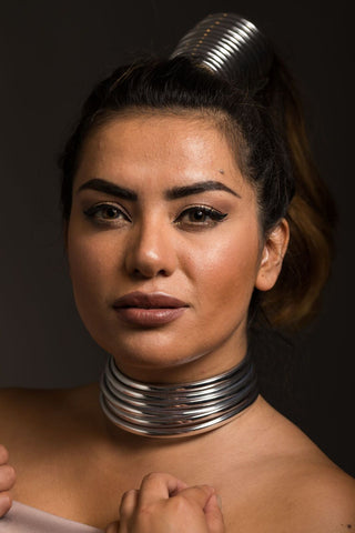 Silver Ndebele Choker (Idzila)