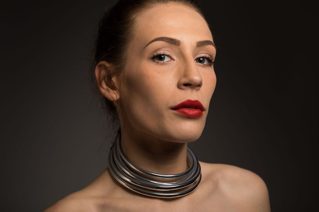 Silver Ndebele Choker (Idzila)